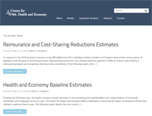 Tablet Screenshot of healthandeconomy.org